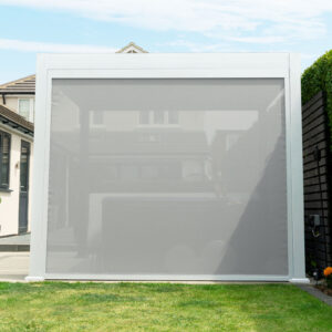 Halo Texteline Side Screen - 3.0m in Chalk White